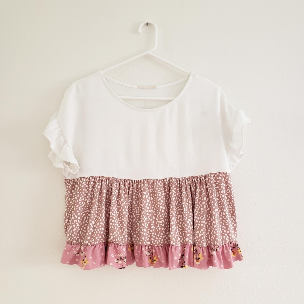 Tiered Floral Top